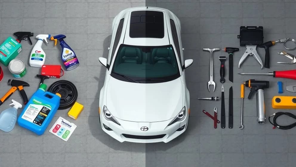 Skillnaden mellan olika typer av bilvård